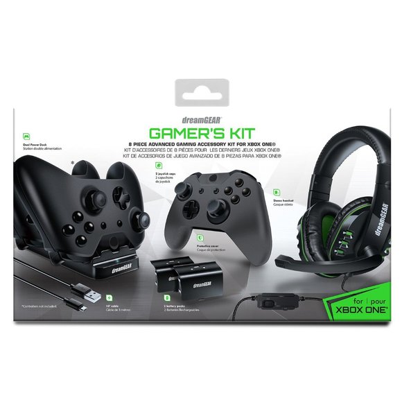 DreamGEAR Xbox One® 8in-1 Gamer’s Kit - DG-066315 - Picture 1 of 2